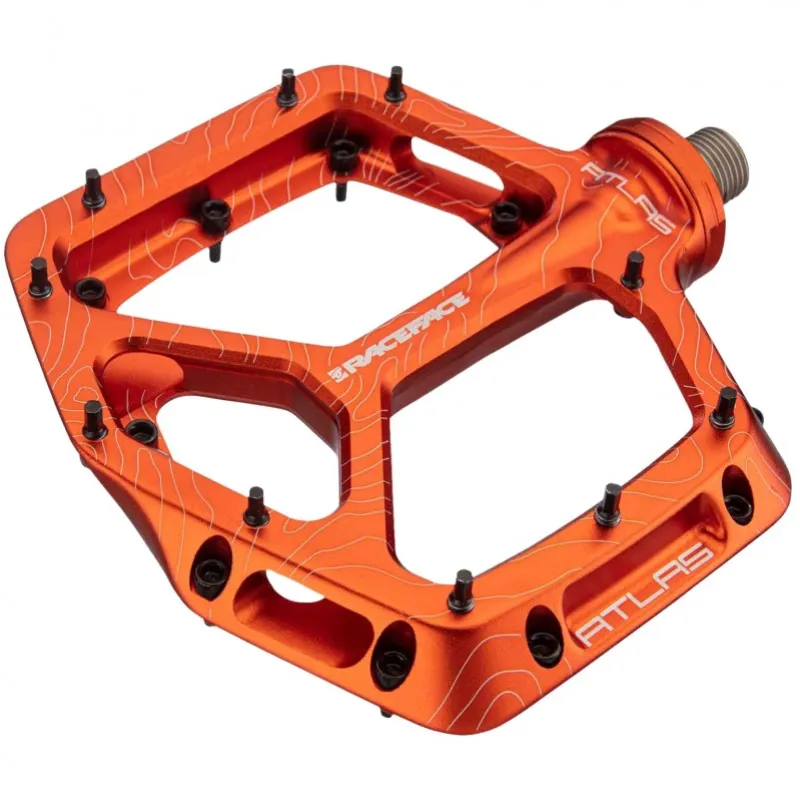 Reducere extra Pedale pentru bicicleta RACE FACE PEDAL ATLAS Orange 22
